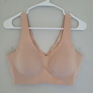 Honeylove Women Size Large Bra Beige Brown SoftForm Pull On Wireless